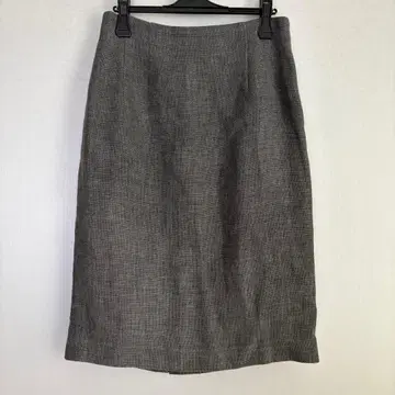 레킵 요시에 이나바 마 혼방 타이트 스커트 일본제 그레이 계열 40