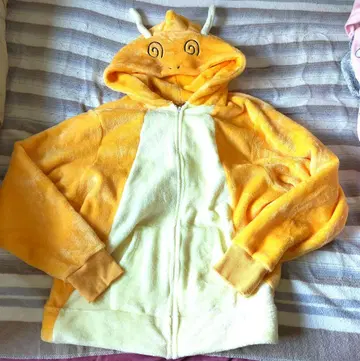 포켓몬 센터 한정판 망나뇽 지쳐버린 후드티 L 겉옷 자켓