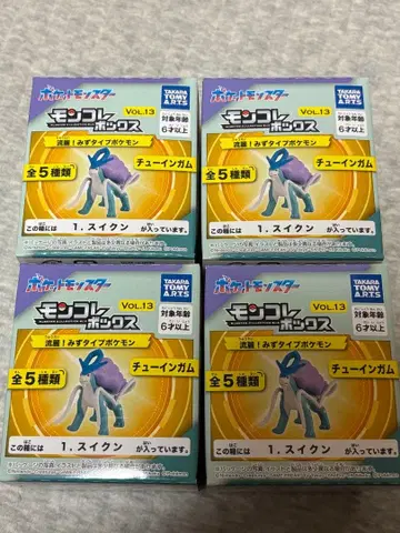포켓몬스터 몬코레 박스 vol.13 스이쿤 4개 세트