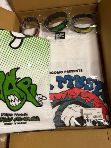 원오크록 t셔츠 Day2 L사이즈 머플러 타월B 고무밴드ABC 세트