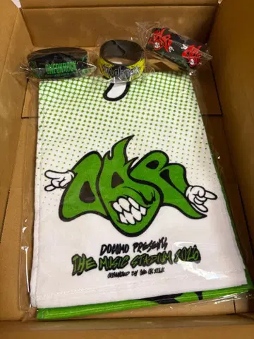 원오크록 2026 TMS 라이브 굿즈 머플러 타월 B와 러버 밴드 ABC