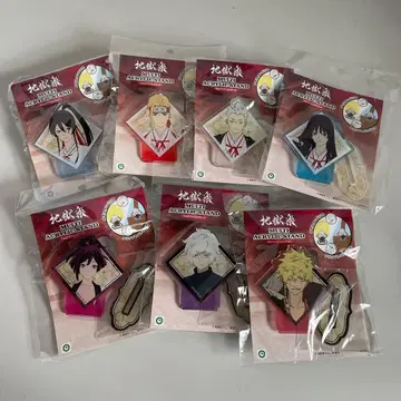 지옥락 멀티 아크릴 스탠드 클립 배지 7개 묶음 판매