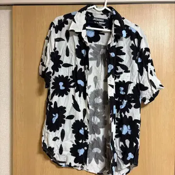 JACQUEMUS 플라워 프린트 반팔 셔츠