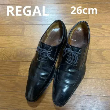 REGAL 블랙 가죽 드레스 슈즈 비즈니스 슈즈