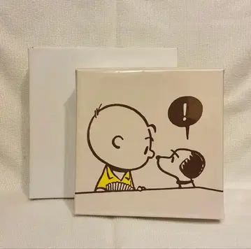 스누피 뮤지엄 스누피 & 찰리 브라운 캔버스 아트 패널 S