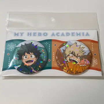 히로아카 홀로그램 캔뱃지 세트 눈놀이 ver. TOHO 미도리야 바쿠고