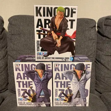 KING OF ARTIST 조로 피규어 화이트 퍼플 와노쿠니 2