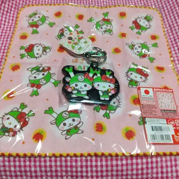 초레어! 헬로키티 콜라보 후카짱 키티 가죽 홀더 세트 미개봉!