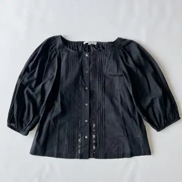 Bilitis dix-sept ans 레이스 핀턱 개더 블라우스