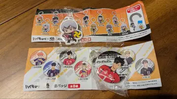 하이큐 쿠라스시 콜라보 키타 신스케 메지루시 참 쿠로오 테츠로 배지 세트