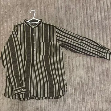 Band Pullover Indian Oxford Stripe