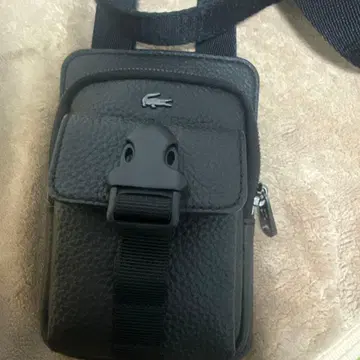 라코스테 가죽 스마트폰 숄더