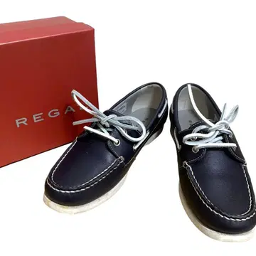 REGAL 데크 슈즈 네이비 W646 23.5cm