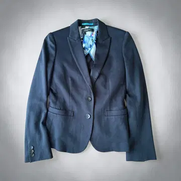 폴스미스 테일러드 자켓 네이비 38 백 오픈 멀티 컬러