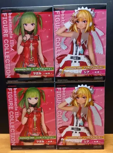 beatmania IIDX 피규어 컬렉션 시아 츠갈 [ 4점 세트 ]