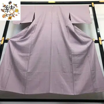 MK-1055 여름 기모노 이로무지 명주 옅은 보라색