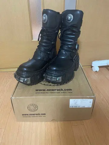 NEWROCK 뉴락 Rosen Kreuz 로젠크로이츠 부츠 41