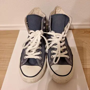 컨버스 올스타 하이컷 스니커즈 네이비