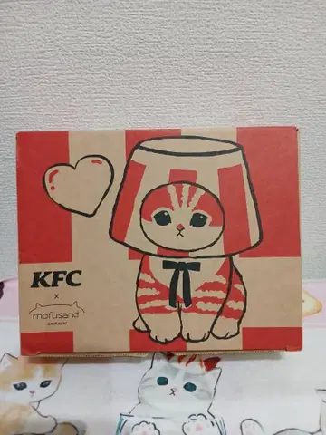 대만 한정판 모프 샌드 mofusand KFC 콜라보 BOX