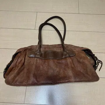 ABAHOUSE 토트백 가죽 브라운