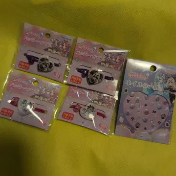 명탐정 프리큐어 큐어 아르카나 쉐도우 머리끈 네일씰