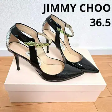 새상품급 지미추 블랙 하이힐 36.5