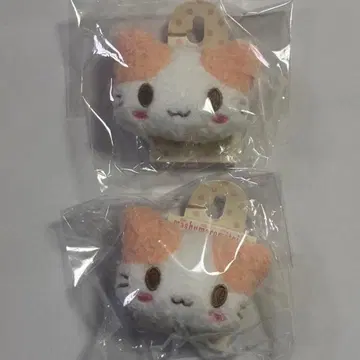 산리오 마쉬멜로우처럼 폭신폭신한 냥코 앞머리 헤어 클립 봉제 인형