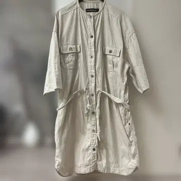 메르시보쿠 끈 포함 셔츠 원피스 겉옷 사이즈 1 봄 코트