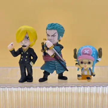 원피스 피규어 3체 세트 조로 상디 초파 밀짚모자 일당