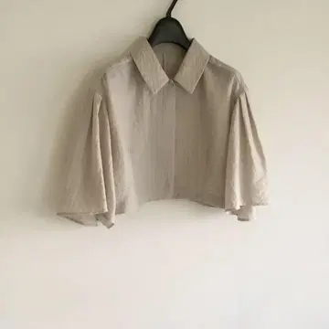 STYLEMIXER 스타일미키서 플레어 슬리브 숏 셔츠