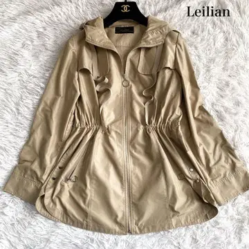 Leilian 드로 코드 마운틴 후드티 후드 부착 11호 자켓