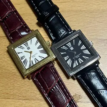 [ 작동품 ] 지방시 손목시계 페어 워치 스퀘어 로마 인덱스