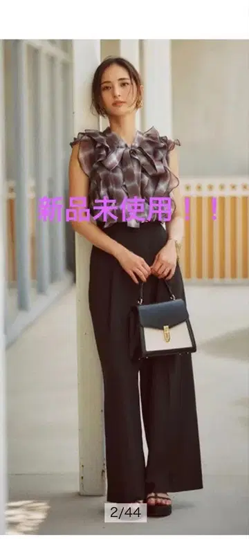 Apuweiser-riche 버클 포인트 서스펜더 팬츠