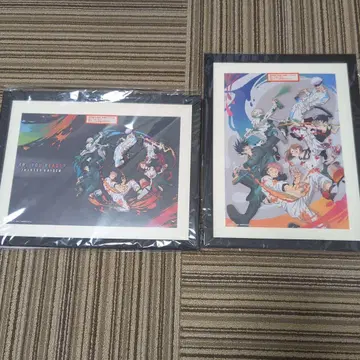 주술회전 제일복권 아트 프린트 프레임 포함