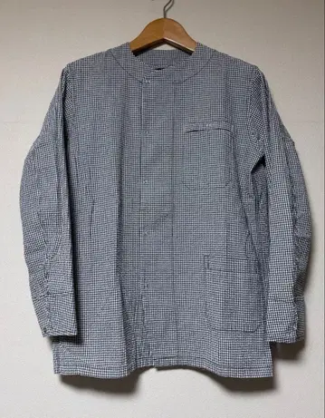 차오패닉 US ARMY 슬리핑 셔츠 깅엄 축구 일본제