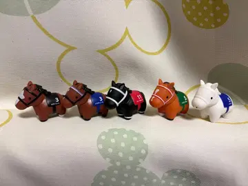 서러브레드 컬렉션 소프트 비닐 마스코트 7 5종 세트