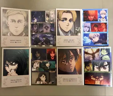 제일복권 진격의 거인 ~땅울림~ F상 G상 메모리얼 카드