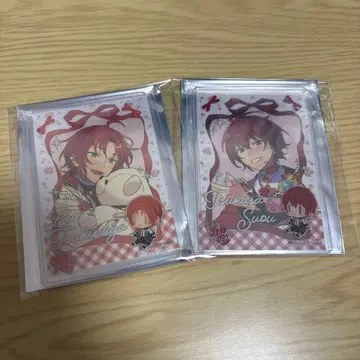 앙스타 미니 브로마이드 & 경질 카드 케이스 츠키나가 레오 스오우 츠카사