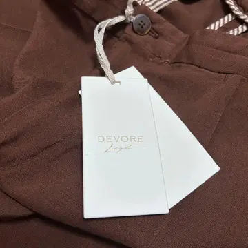 얇은 소재 DEVORE INCIPIT 트로피컬 라나 울 이지 슬랙스