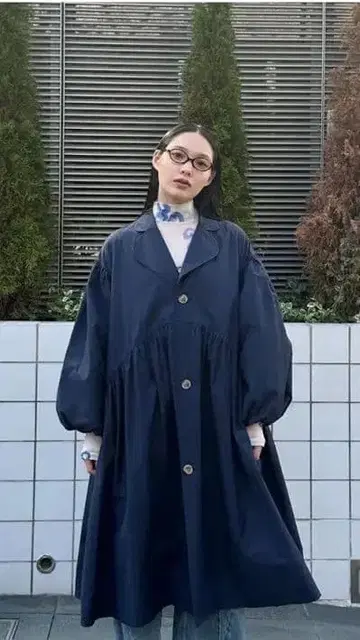 poppy 벌룬 스프링 코트