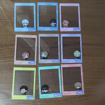 은혼 스탬프 랠리 특전 사진풍 클리어 카드 컴플리트 세트