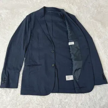 PLST 린넨 테일러드 자켓 네이비 2B 썸머 자켓 M