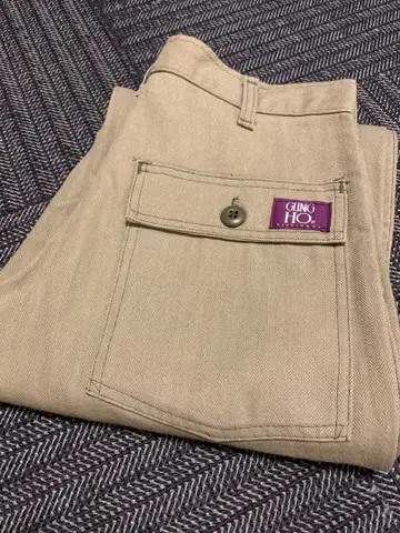 GUNG HO 건호 헤링본 워크 팬츠 W30 USA제