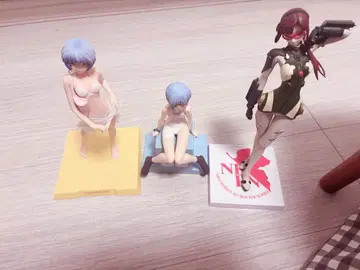 에반게리온 피규어 3체 세트 아야나미 레이 마키나미 마리