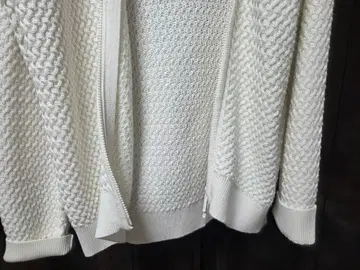 라코스테 바스켓 니트 더블 지퍼 드라이버즈 니트