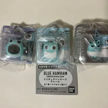 블루햄햄 가챠가챠 미니어처 패키지 참