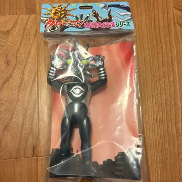 초복각판 타로맨 소프트 비닐 인형 블랙 타로맨 BLACK TAROMAN