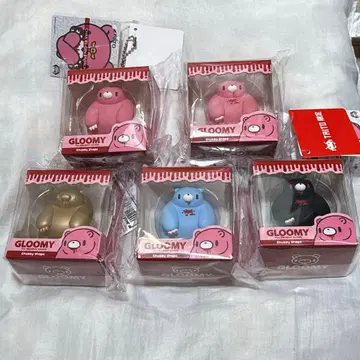 3 장난 곰 그루미 BOX 피규어 패키지 키체인 전 5종