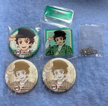 귀멸의 칼날 메이지 마을 카마도 탄지로 캔뱃지 키링