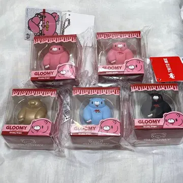 3 장난꾸러기 곰 그루미 BOX 피규어 패키지 키체인 총 5종 1